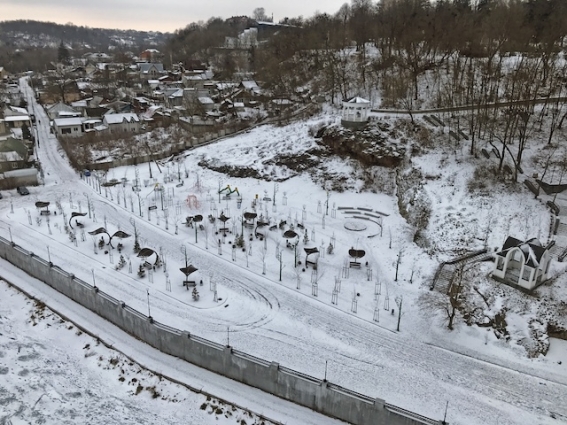 У Житомирі поблизу парку Барона де Шодуара сталася пожежа на приватній території