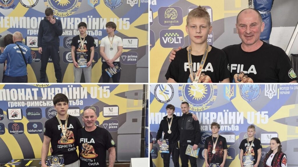 Юні борці Житомирщини — призери чемпіонату України U15 з греко-римської боротьби