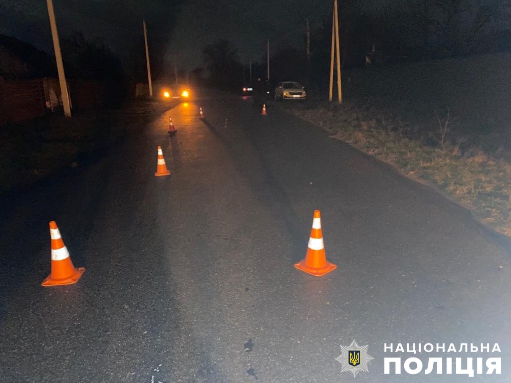 У Коростишівському районі нетверезий водій збив 60-річного чоловіка, він в лікарні
