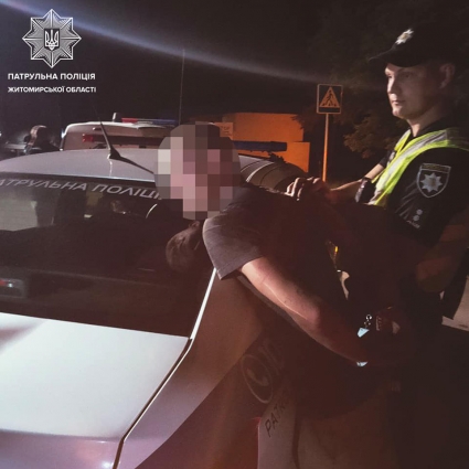 Викрав авто, втікав та вчинив ДТП: на Житомирщині затримали ймовірного зловмисника (ФОТО)