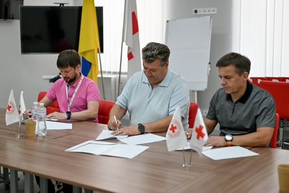 У Житомирі підписали з Товариством Червоного Хреста Меморандум про партнерство та співпрацю