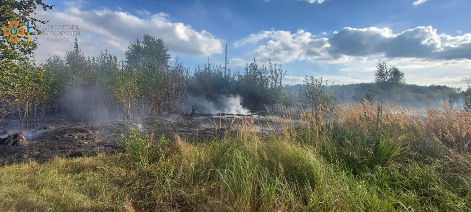На Житомирщині за минулу добу ліквідували 11 пожеж, більшість з них зареєстрована у Коростенському районі (ФОТО)