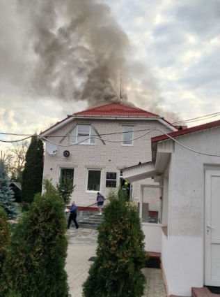 На Житомирщині вогнеборці ліквідували пожежу в ЗОШ-інтернаті
