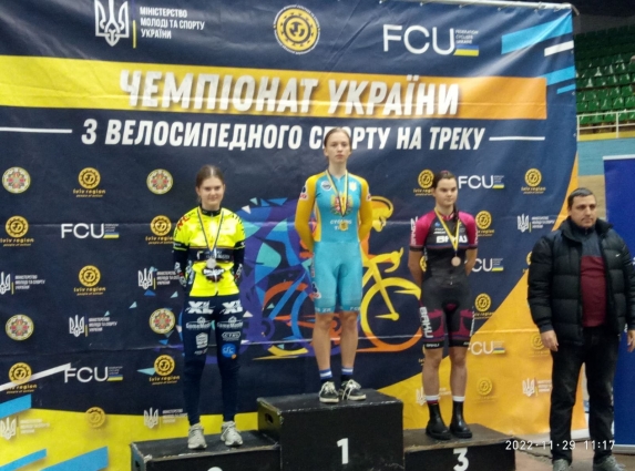 Дворазовою чемпіонкою України велосипедного спорту стала Анастасія Фурник (ФОТО)