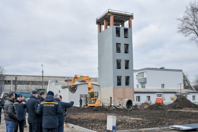 На Житомирщині будують нову аварійно-рятувальної частини з ліквідації наслідків НС (ФОТО)