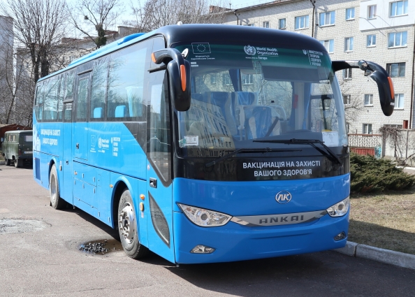 Житомирщина отримала автобус для вакцинації населення (ФОТО)