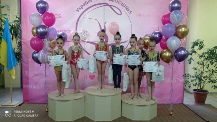 Гімнастки з Житомирщини посіли призові місця на турнірі «PRIMAVERA CAP 2023»