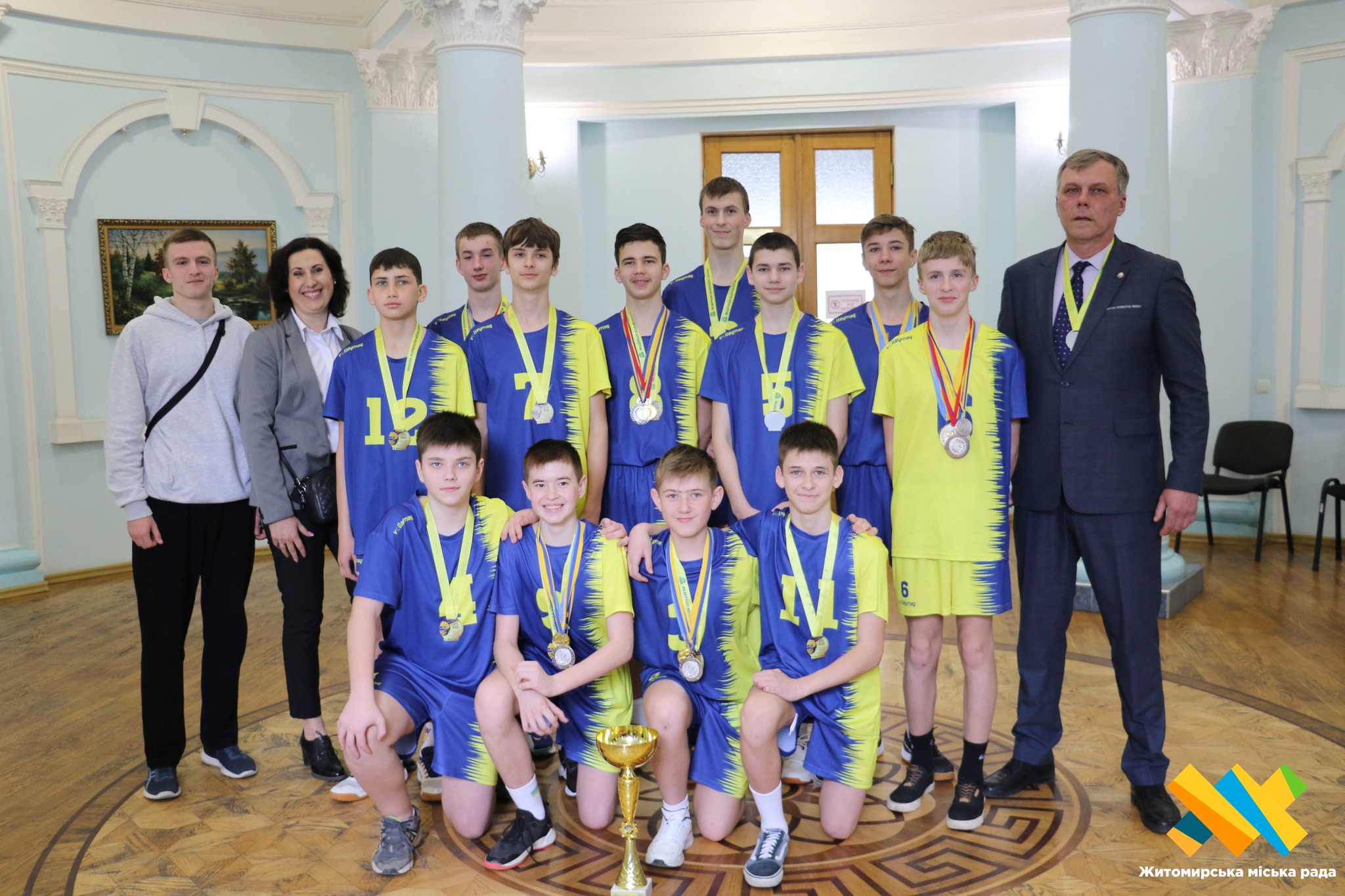 У міській раді відбулася зустріч очільників міста та області з чемпіонами України з волейболу