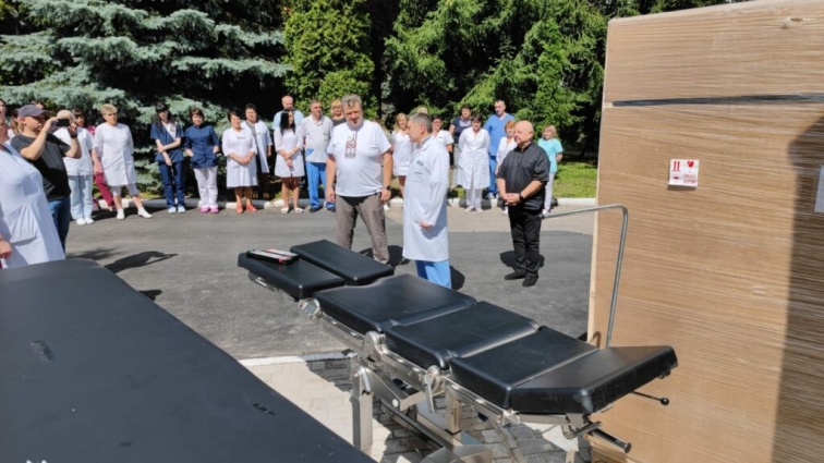Кардіологічне відділення обласної лікарні імені Гербачевського отримало мобільну хірургічну систему та операційний рентгенопрозорий стіл від Нідерландів