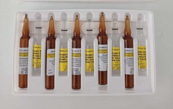 Житомирщина отримала понад 16 тис. доз вакцини проти туберкульозу та 2 тис. доз  – від вірусу сказу