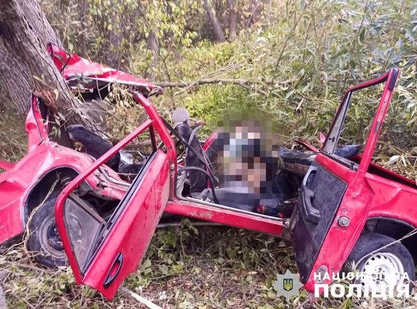 У Радомишльській громаді ВАЗівка влетіла в дерево: водій помер на місці, а пасажир в реанімації