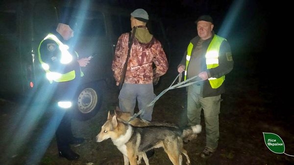 На території Богунського лісництва затримали двох браконьєрів (ФОТО)