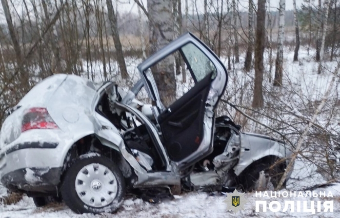 У Малинській громаді водій напідпитку врізався у дерево, в результаті ДТП загинув пасажир автівки