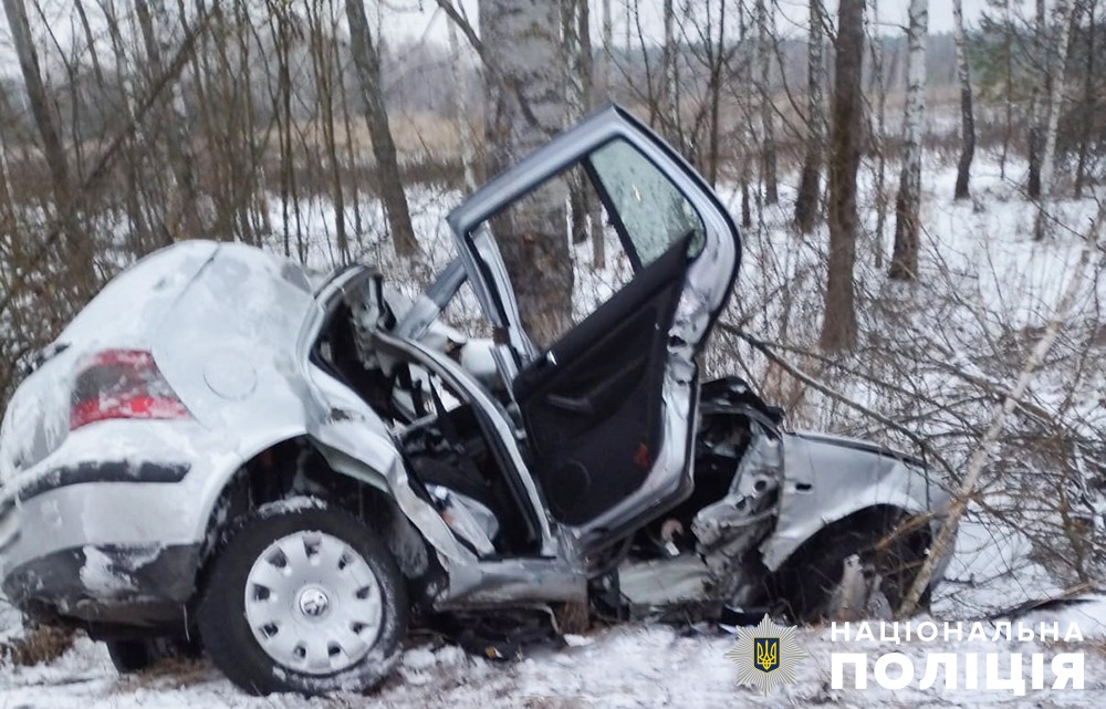 У Малинській громаді водій напідпитку врізався у дерево, в результаті ДТП загинув пасажир автівки