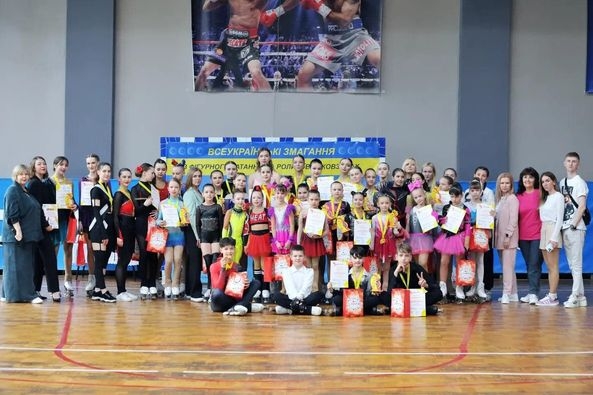 Збірна команда з Житомирщини виборола призові нагороди на Всеукраїнських змаганнях з фігурного катання на роликових ковзанах