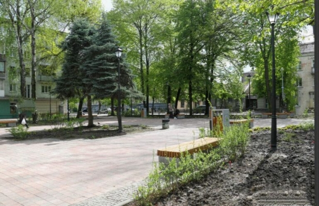 У Житомирі провели аудит безпеки території скверу що на розі вулиць Князів Острозьких та Київської