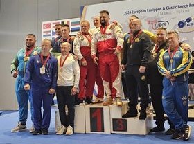 Три «срібні» нагороди вибороли спортсмени області з пауерліфтингу на Чемпіонаті Європи