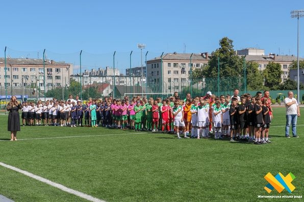 У Житомирі розпочався п’ятий відкритий дитячий турнір з футболу пам’яті Дмитра Рудя