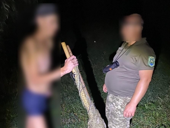 На Чуднівщині інспекторами ДЕІ Поліського округу була зафіксована спроба вилову риби сіткою