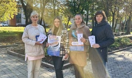 У Звягелі відбулася вулична акція з нагоди Європейського дня протидії торгівлі людьми