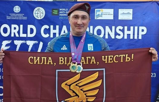 Десантник 95-ої бригади Микола Ткаченко посів призові місця на Чемпіонаті світу з гирьового спорту
