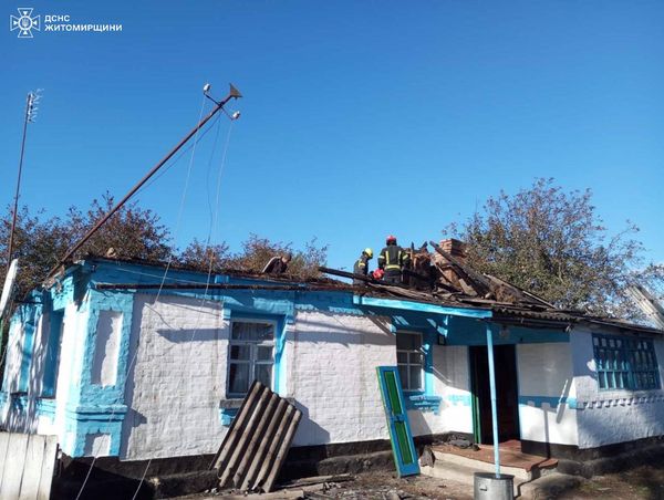 На Житомирщині впродовж доби рятувальники ліквідували 6 пожеж