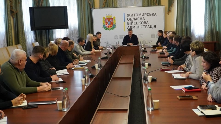 У Житомирі відбулася нарада з керівниками структурних підрозділів під час якої підбили підсумки роботи за минулий рік