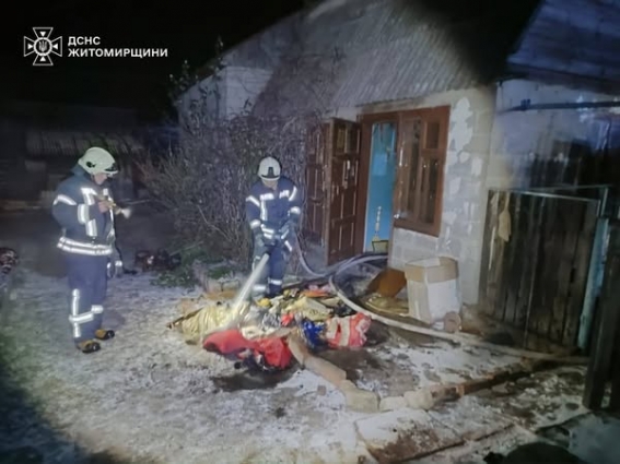 В Овручі під час пожежі загинула 91-річна жінка
