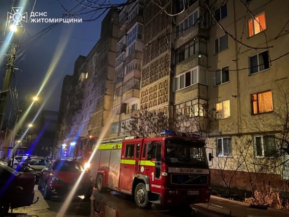 У Житомирі під час ліквідації пожежі виявлені тіла двох жінок