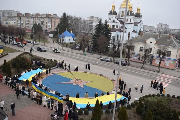 «У єднанні – наша сила»: у Звягелі відзначили День Соборності України