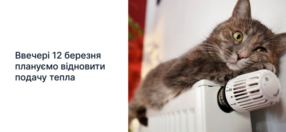 Через похолодання у Житомирі відновлюють подачу тепла в будинки