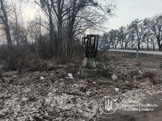У Новогуйвинській громаді виявили несанкціоноване сміттєзвалище