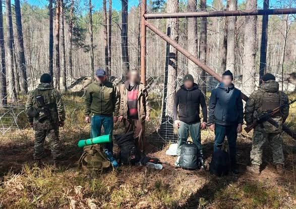 На Волині прикордонники затримали шістьох порушників кордону, серед них — житель Житомирщини