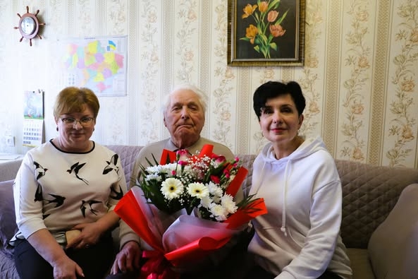 Житомирянин Віктор Поліщук святкує 101-річчя