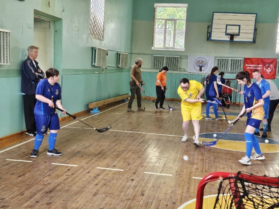 У Житомирі відбулось відкрите тренування з флорболу за участю спортсменів Національної збірної України, срібних призерів Всесвітніх зимових Олімпійських ігор