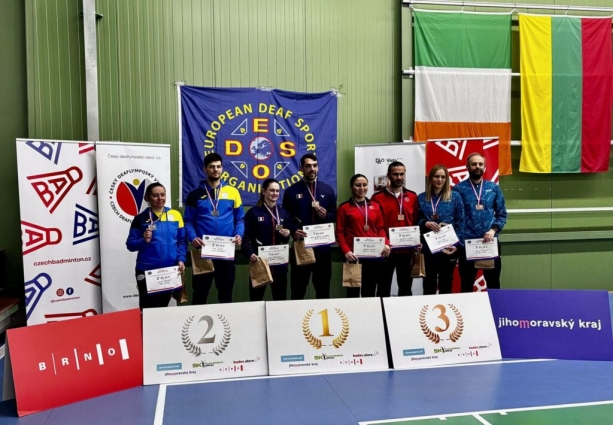 Спортсмени з Житомирщини посіли 2 місце на Чемпіонаті Європи з бадмінтону