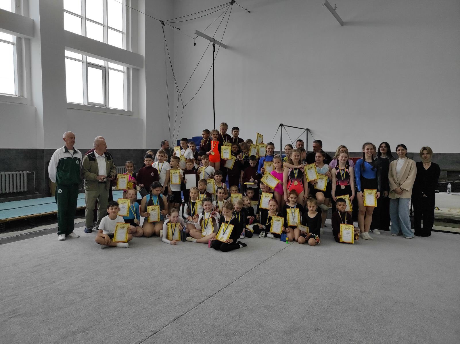 У Житомирі 58 спортсменів змагалися у відкритому особистому чемпіонаті області зі стрибків на батуті