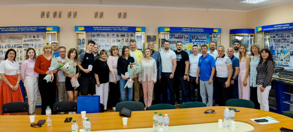Найуспішніші спортсмени Житомирщини отримали нагороди від Національного олімпійського комітету