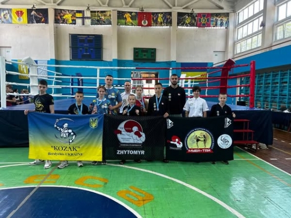Збірна команда з Житомирщини виборола 5 золотих медалей на Чемпіонаті України з тайського боксу