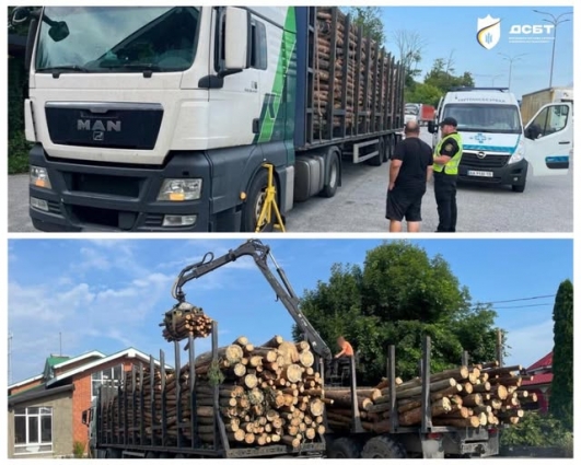 Вантажівку з порушенням вагових норм та порушенням режиму праці та відпочинку водієм зупинили інспектори Укртрансбезпеки на Житомирщині
