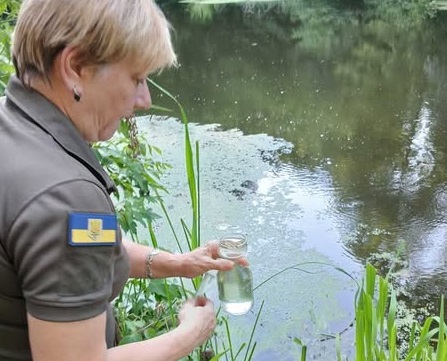 Екоінспекція зафіксувала загибель водних біоресурсів на річці Хомора: відібрано проби води для лабораторних досліджень