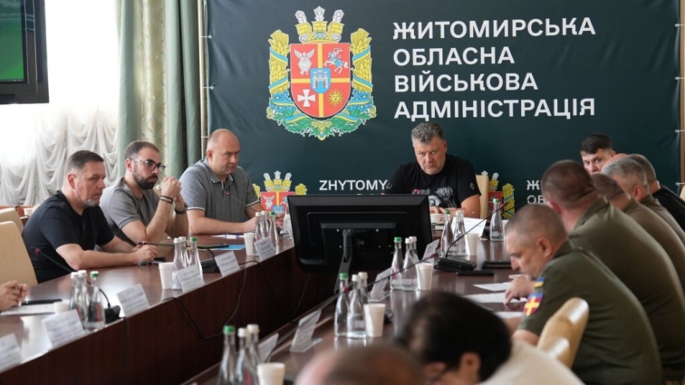 У Житомирі відбулося засідання Ради оборони області: обговорили протиповітряний захист