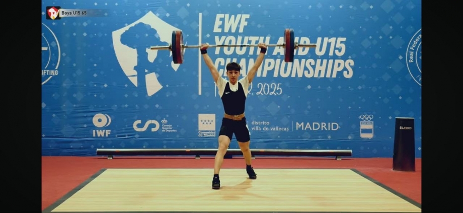 Спортсмен з Житомирщини Марк Гвіздон виборов «бронзу» на чемпіонаті Європи з важкої атлетики