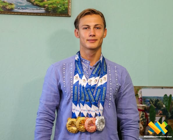 Спортсмен з Житомира Данило Кухарук виборов 4 медалі на Всесвітніх іграх у Китаї