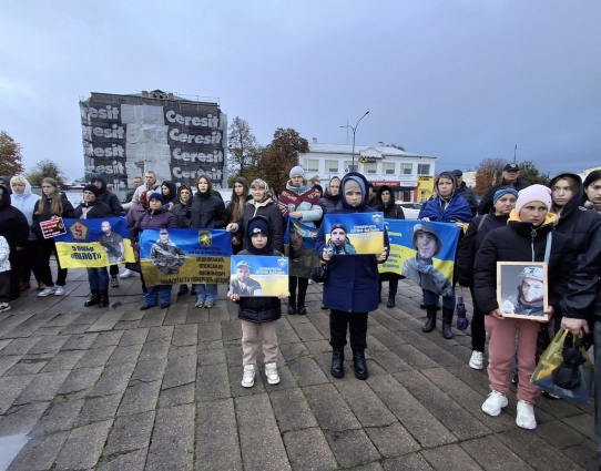 У Малині відкрили Алею надії на підтримку полонених та безвісти зниклих військових