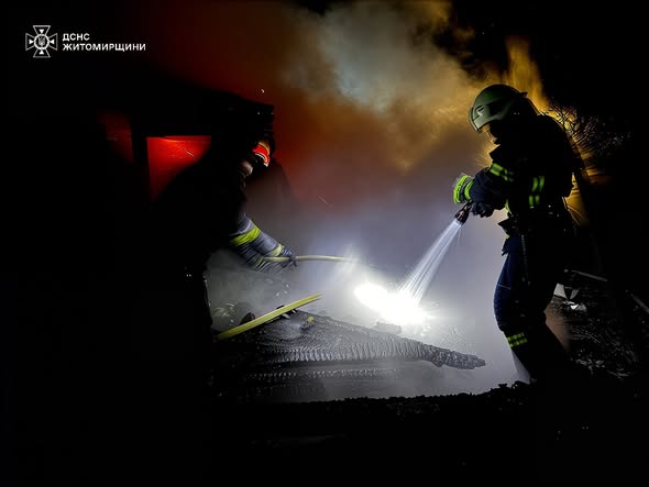На Житомирщині за добу сталося 7 пожеж, причини загорянь з'ясовуються фахівцями