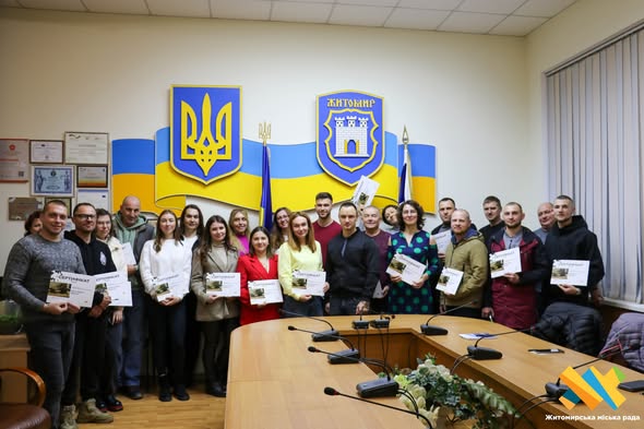 У Житомирі завершила навчання друга група Академії підприємництва для ветеранів