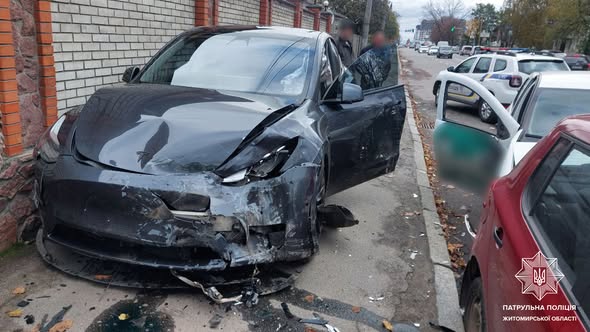 У Житомирі затримали водія, який вчинив подвійне ДТП та мав ознаки наркотичного сп'яніння