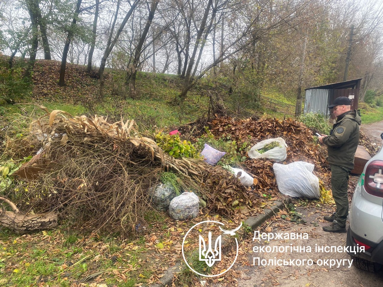 За місяць роботи ПЕК №1 у Березівській та Житомирській громадах екоінспектори виявили понад десяток стихійних сміттєзвалищ