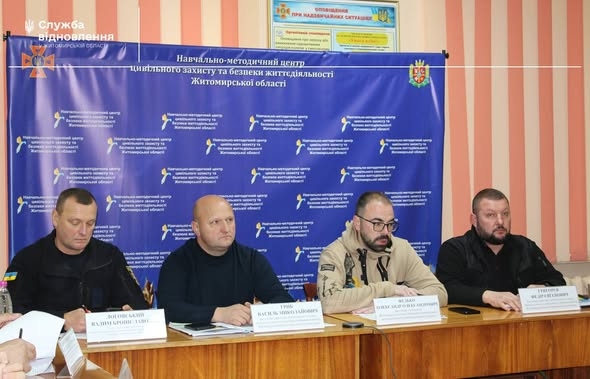 На Житомирщині служби цивільного захисту, дорожники, районні військові адміністрації та територіальні громади відпрацювали взаємодію
